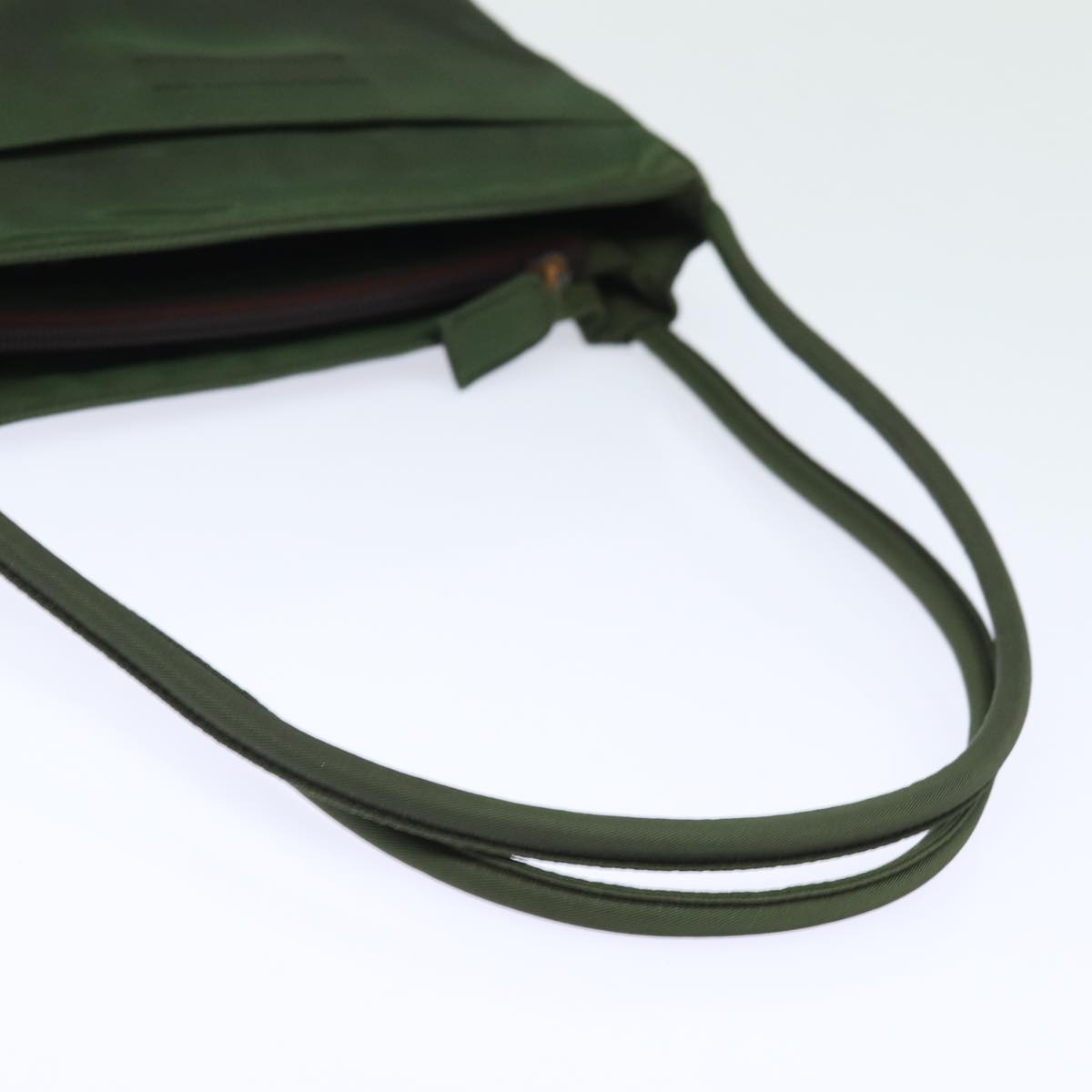 Prada Tessuto Khaki Synthetic Tote Bag (Pre-Owned)