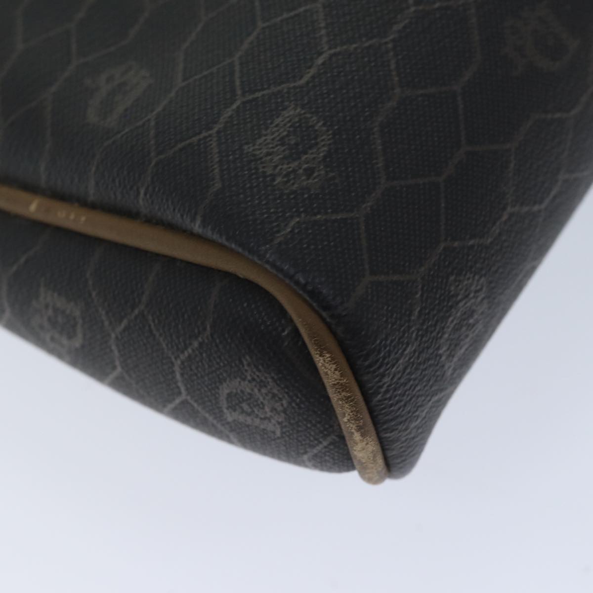 Dior Honeycomb Black Canvas Clutch Bag (Pre-Owned)