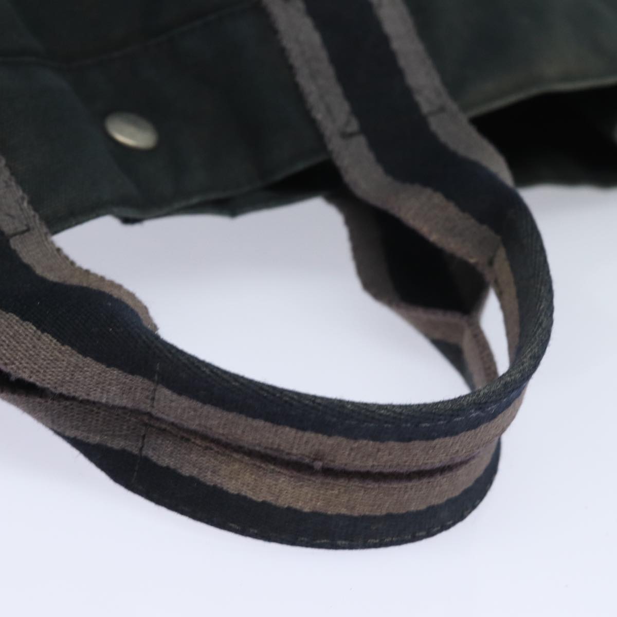 Hermès Fourre Tout Black Canvas Tote Bag (Pre-Owned)