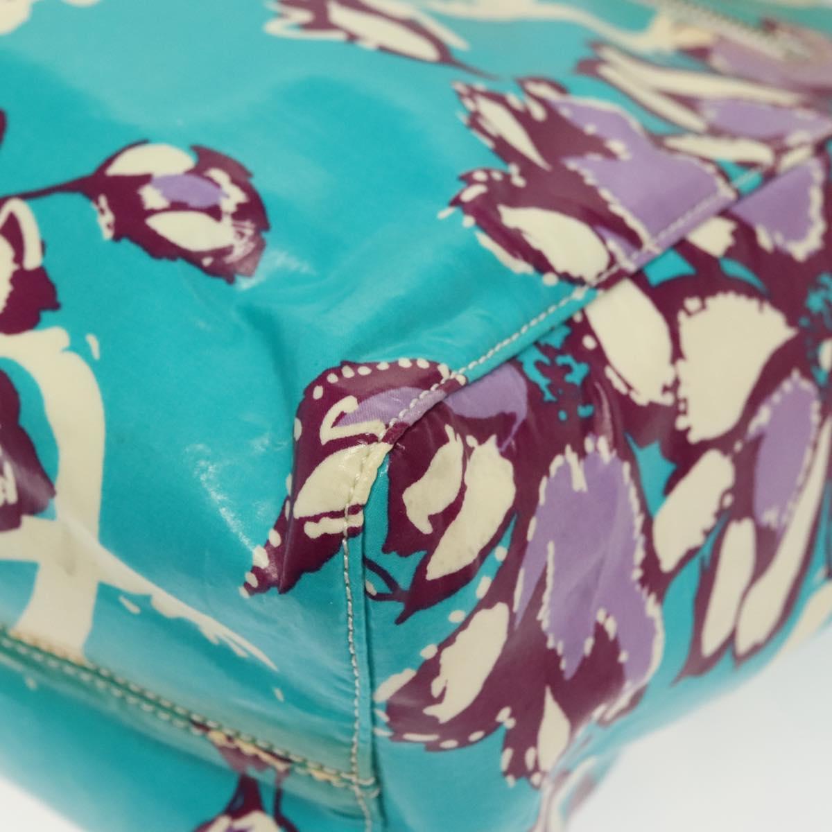 Chanel Blue Vinyl Tote Bag (Pre-Owned)