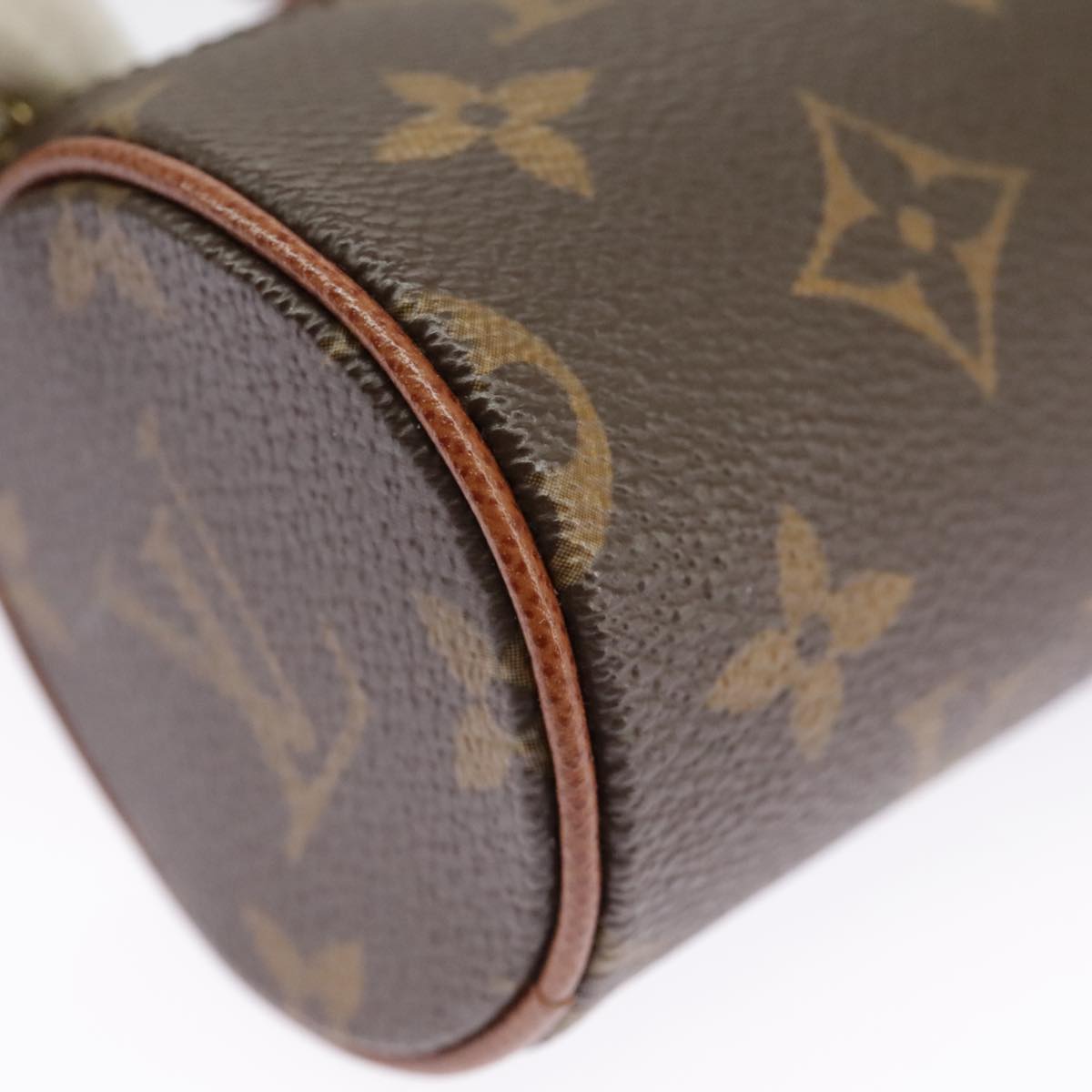 Louis Vuitton Papillon Brown Canvas Clutch Bag (Pre-Owned)