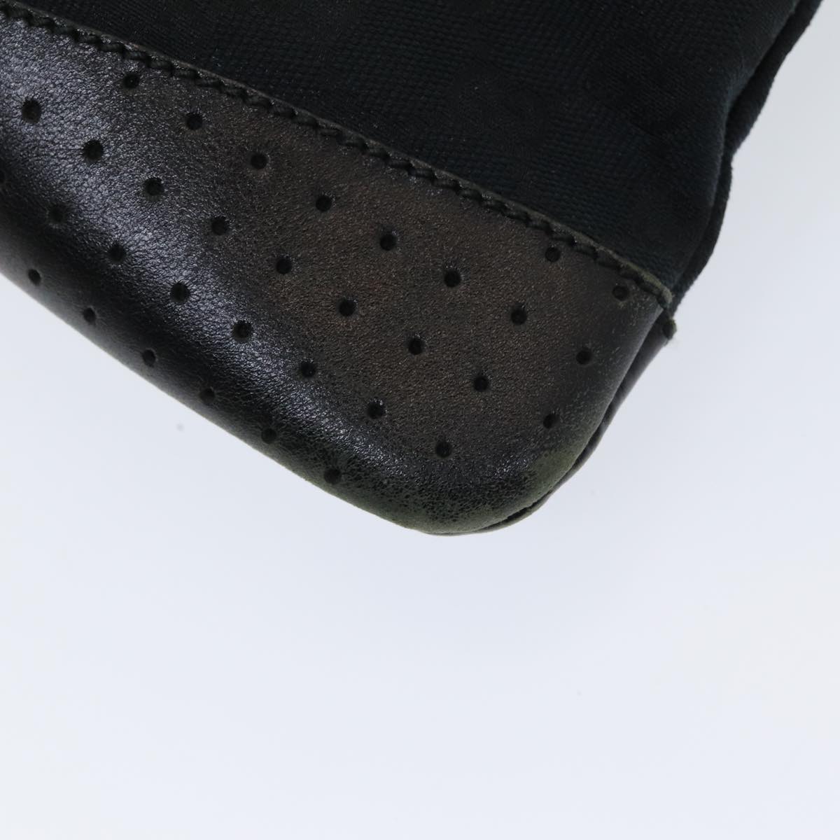 Gucci Gg Canvas Black Canvas Shoulder Bag (Pre-Owned)