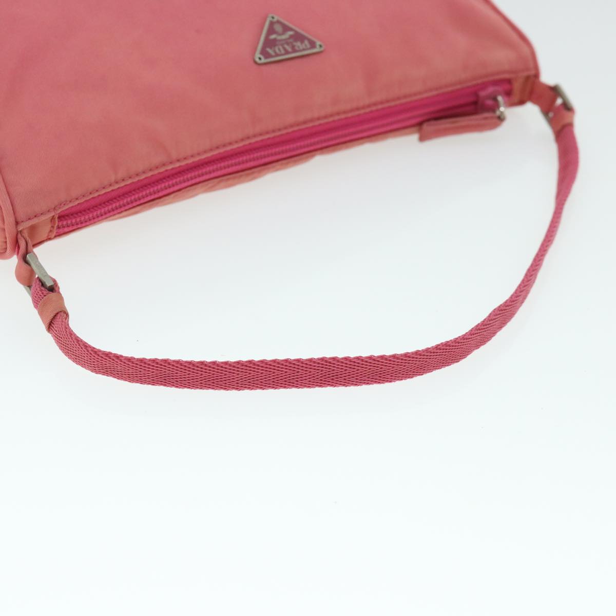 Prada Tessuto Pink Synthetic Handbag (Pre-Owned)