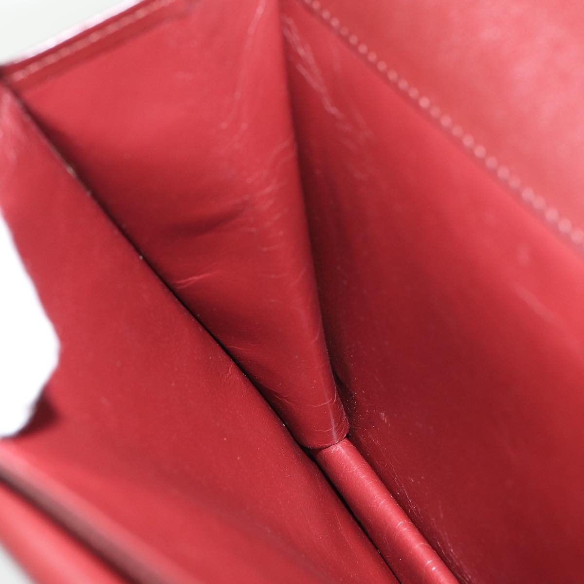 Cartier Must De Cartier Burgundy Leather Clutch Bag (Pre-Owned)