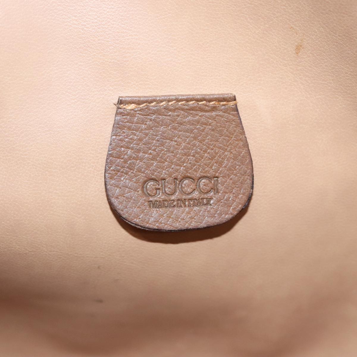 Gucci Gg Supreme Brown Canvas Clutch Bag (Pre-Owned)