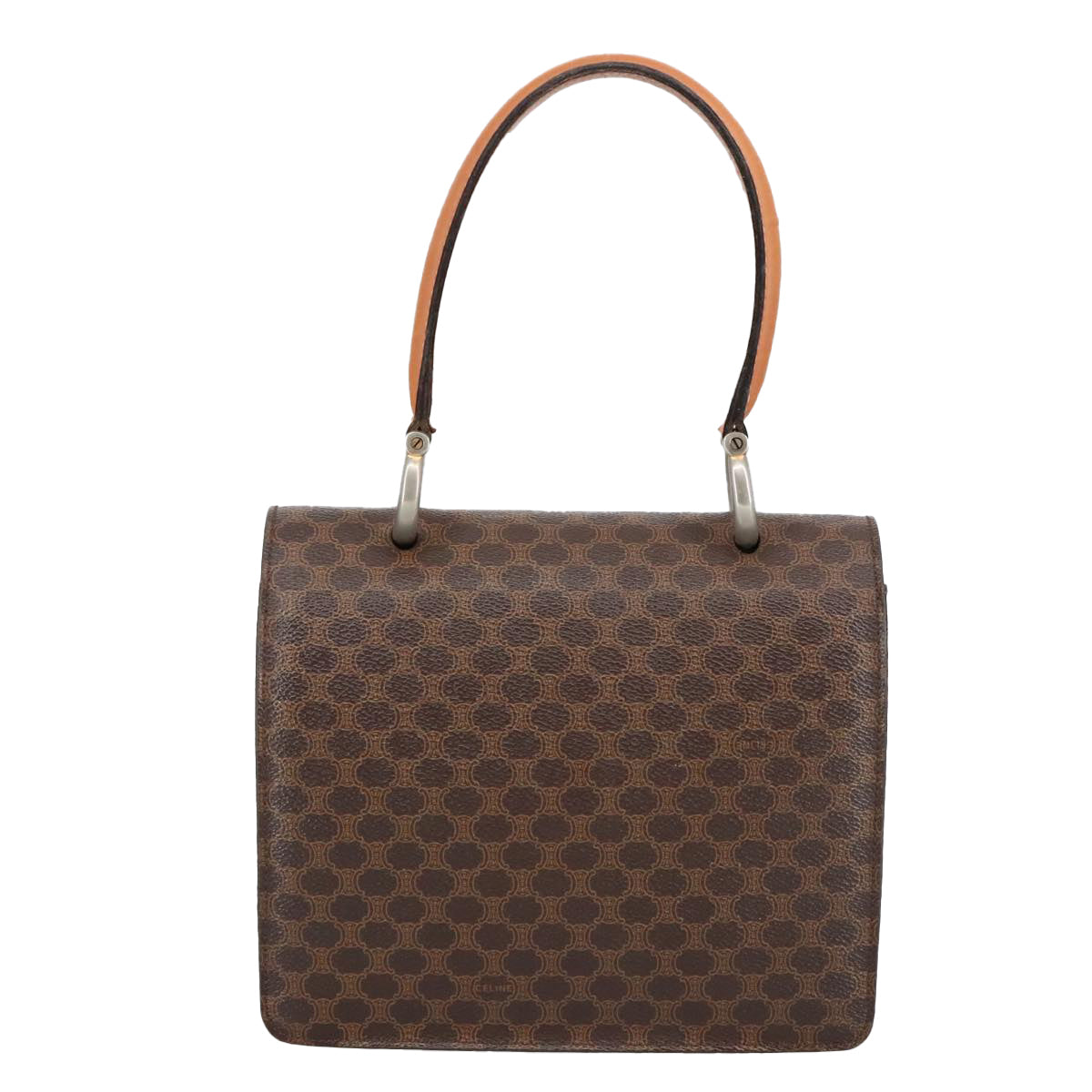 Céline Macadam Brown Canvas Handbag (Pre-Owned)