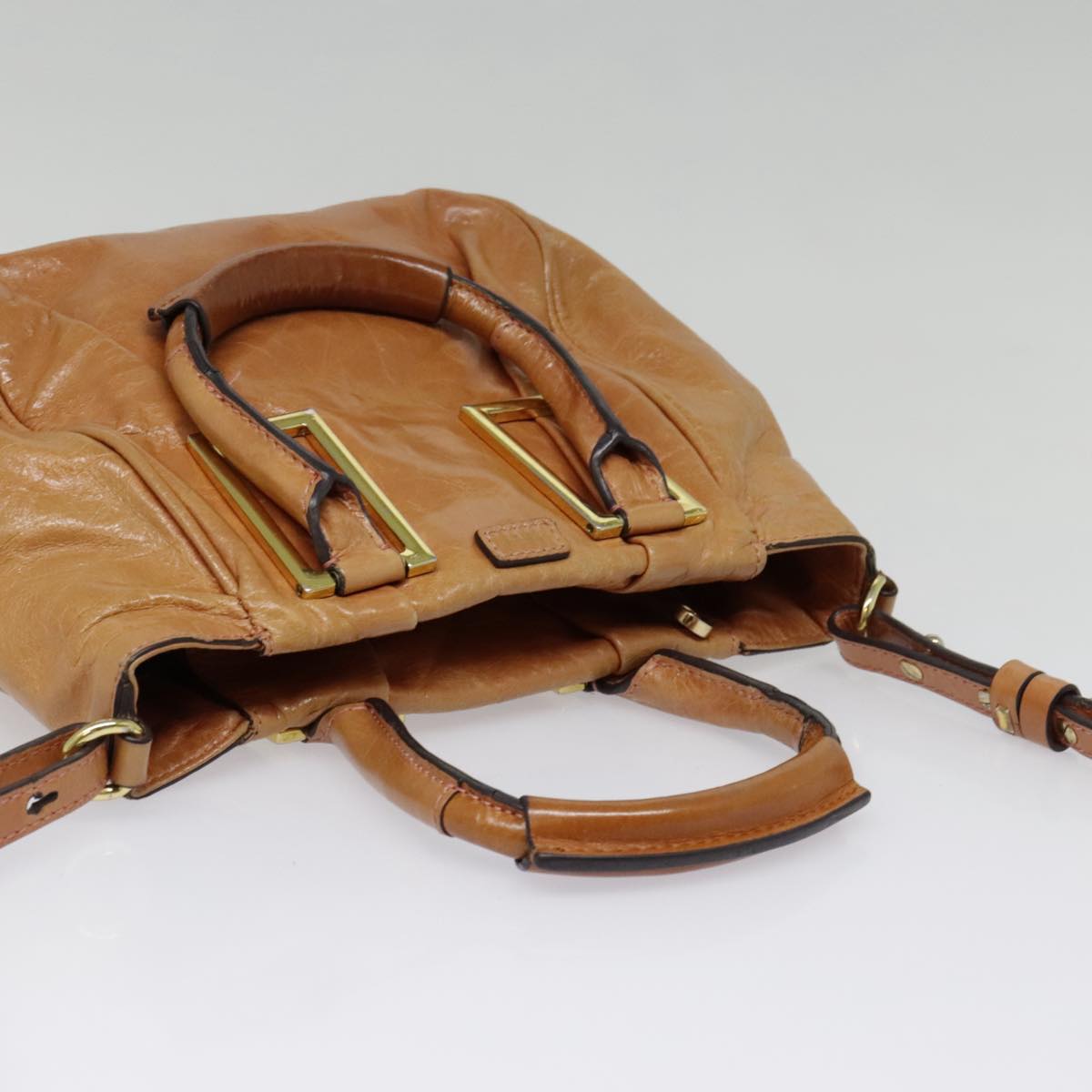 Chloé Ethel Brown Leather Shoulder Bag (Pre-Owned)