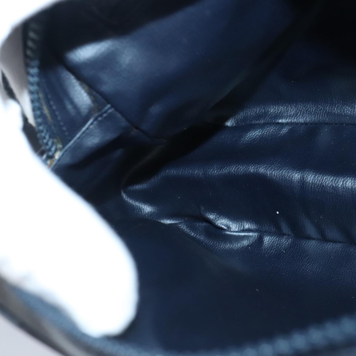 Céline Macadam Navy Canvas Shoulder Bag (Pre-Owned)