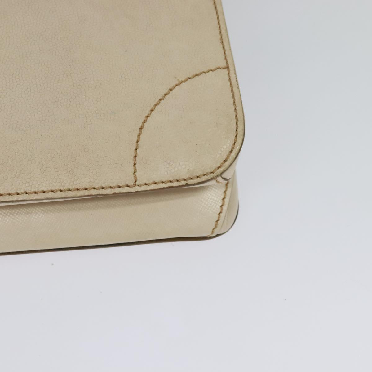 Salvatore Ferragamo Beige Leather Handbag (Pre-Owned)
