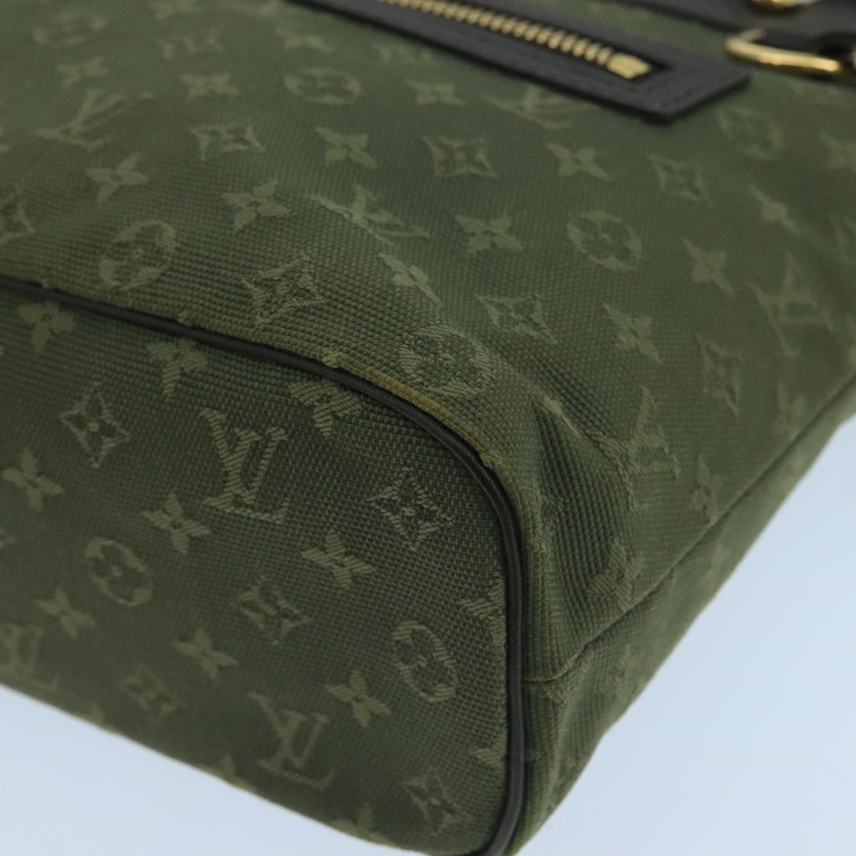 Louis Vuitton Lucille Khaki Canvas Handbag (Pre-Owned)