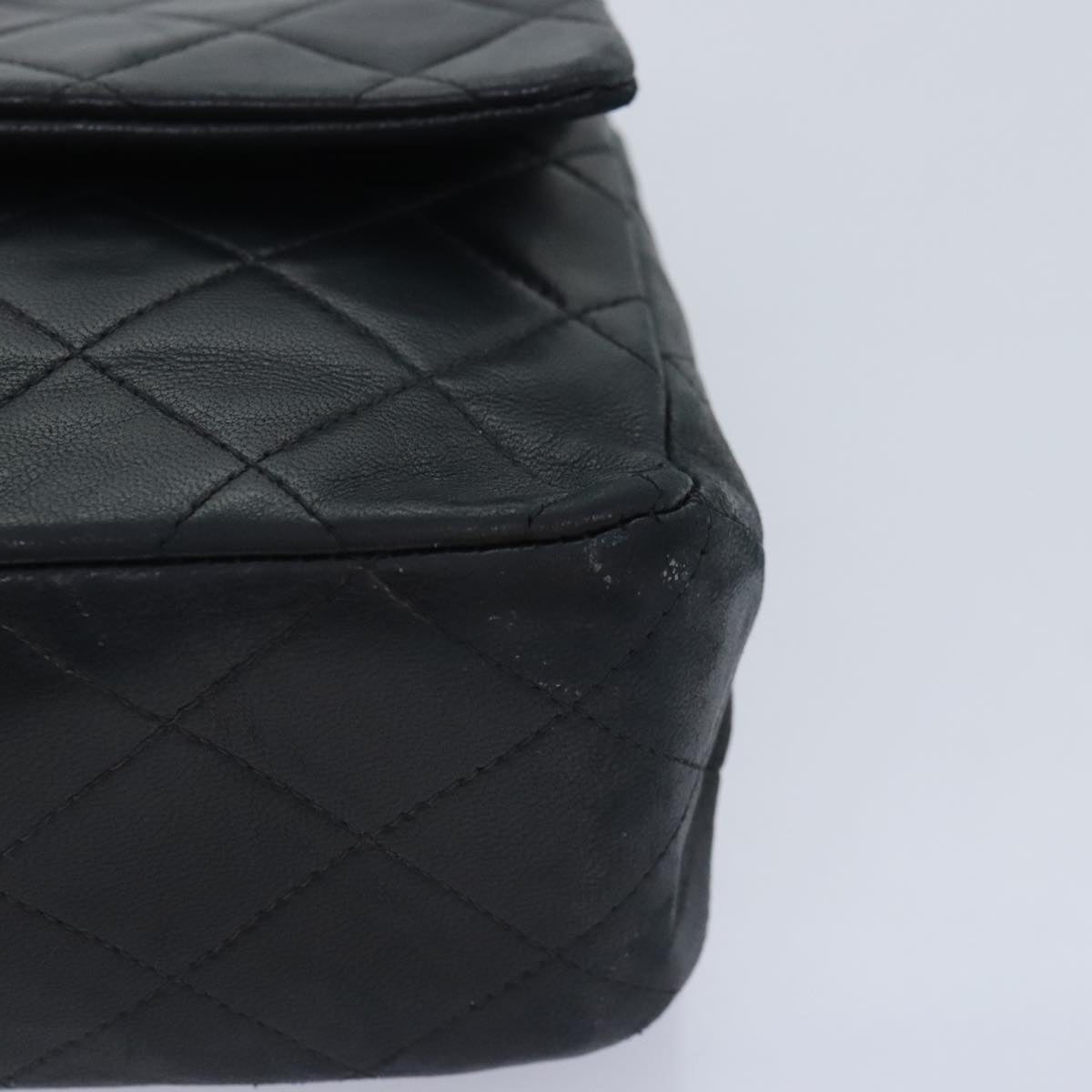 Chanel Timeless 26 Black Leather Shoulder Bag (Pre-Owned)