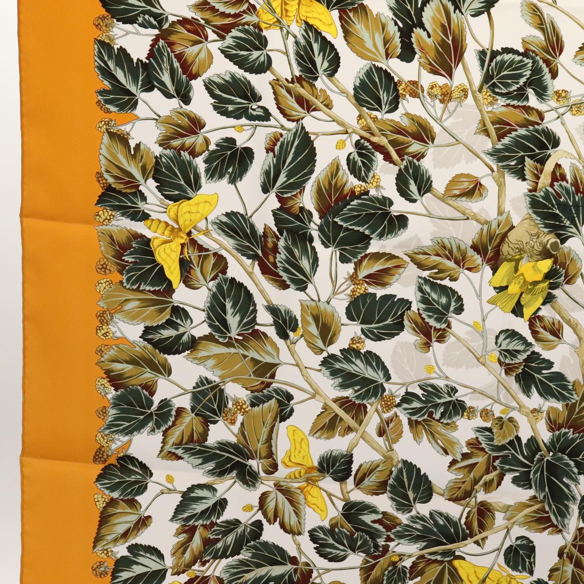 Hermès Yellow Silk Scarf  (Pre-Owned)
