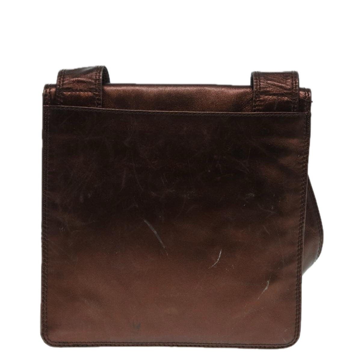 Chanel Brown Leather Shoulder Bag (Pre-Owned)