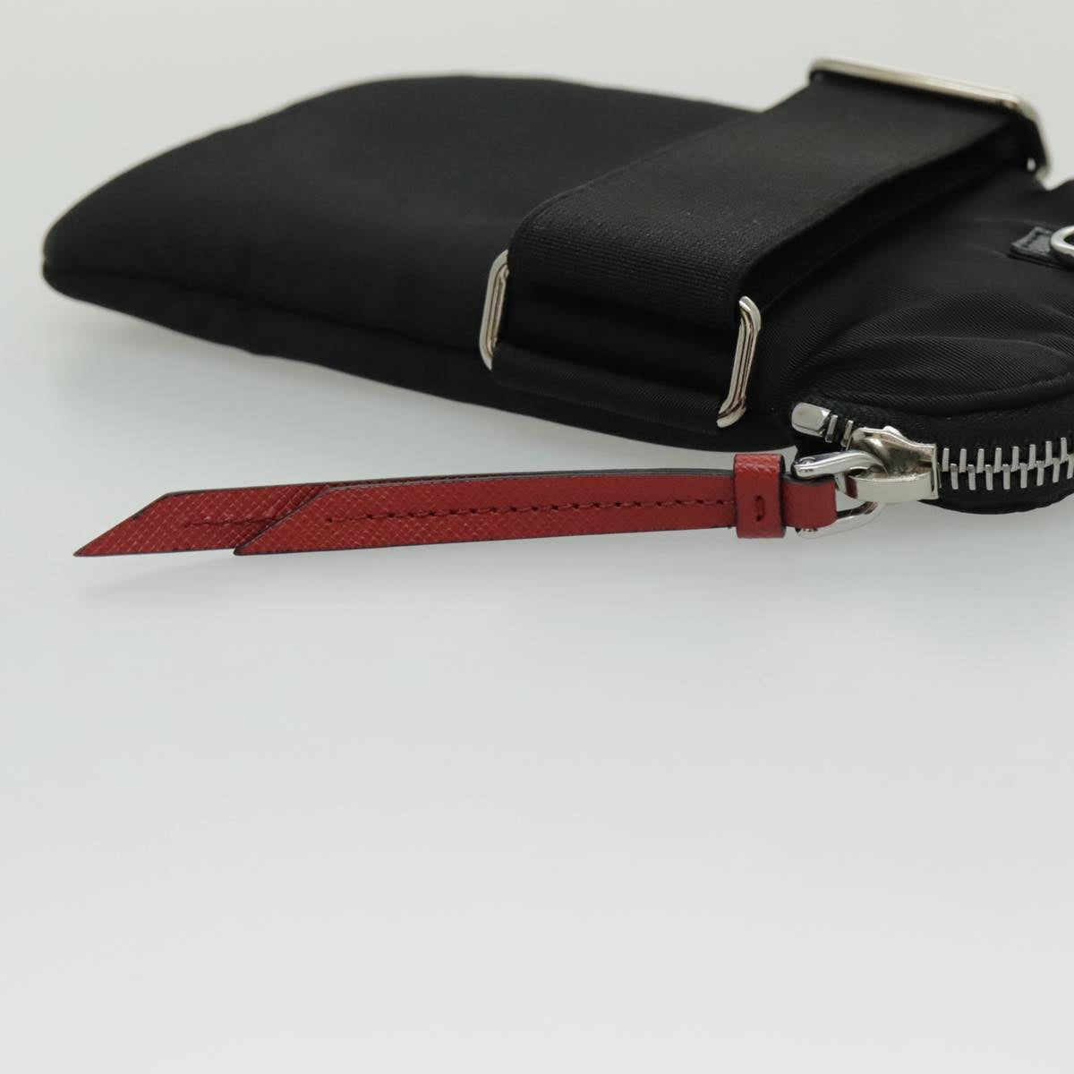Prada Black Synthetic Clutch Bag (Pre-Owned)