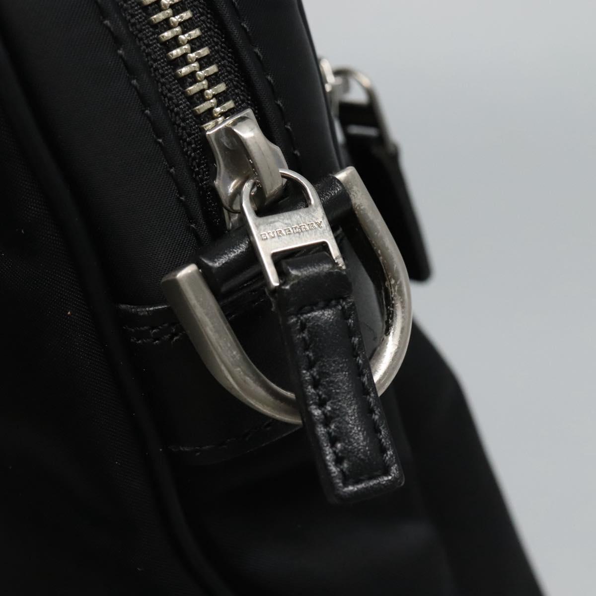 Burberry Nova Check Black Synthetic Briefcase Bag (Pre-Owned)
