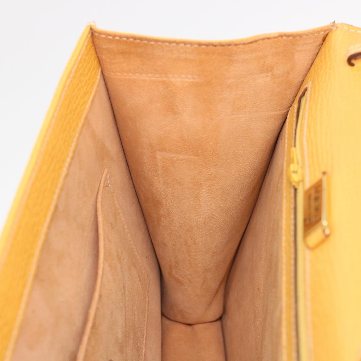 Loewe Barcelona Yellow Leather Handbag (Pre-Owned)