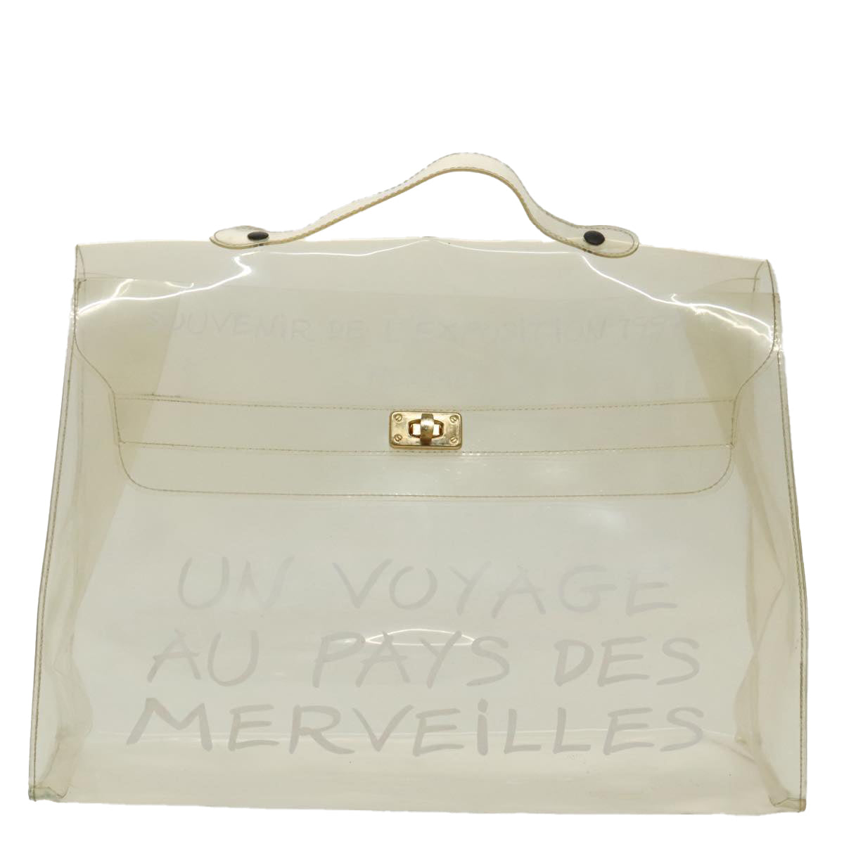 Hermès Kelly Transparent Vinyl Handbag (Pre-Owned)