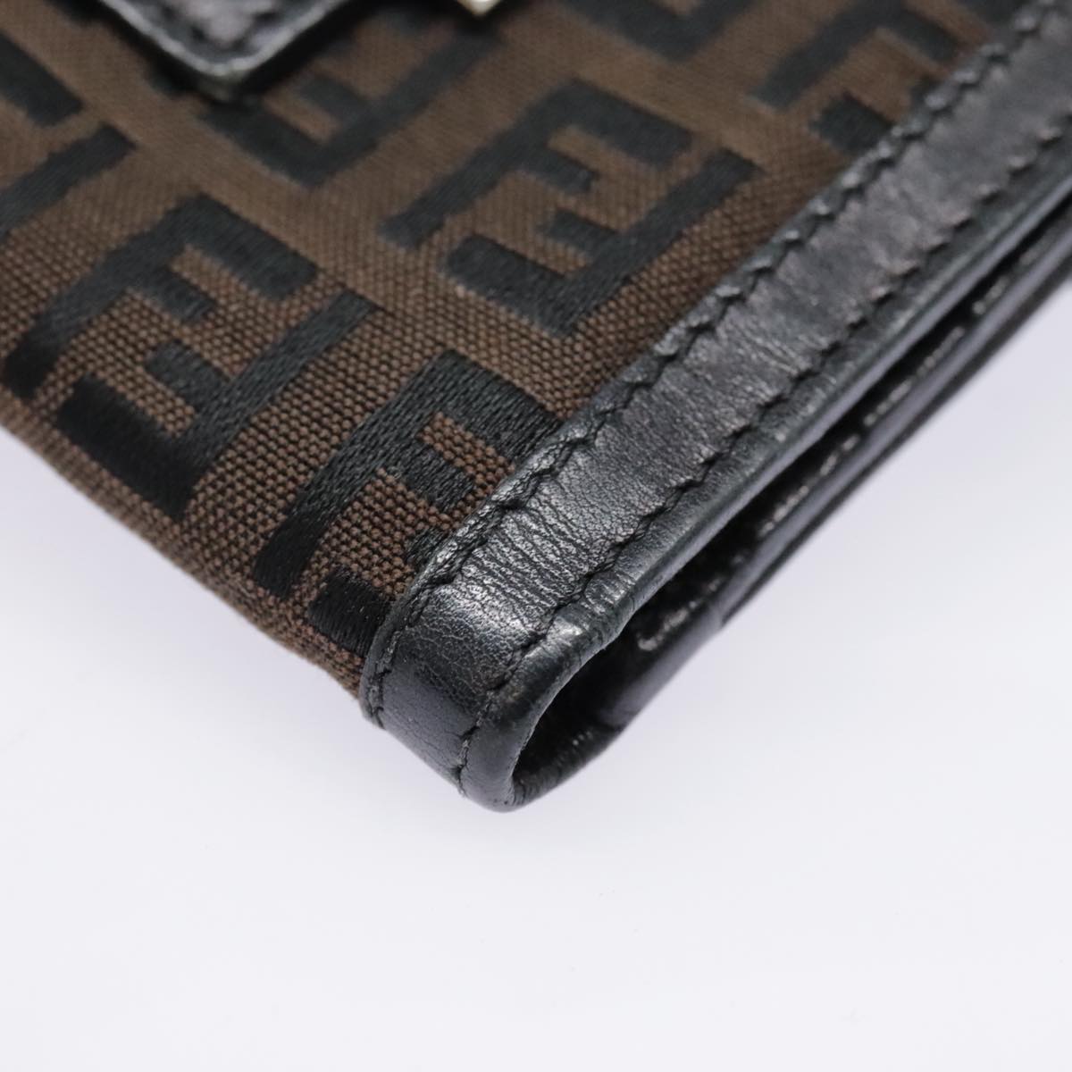 Fendi Zucca Brown Canvas Wallet  (Pre-Owned)