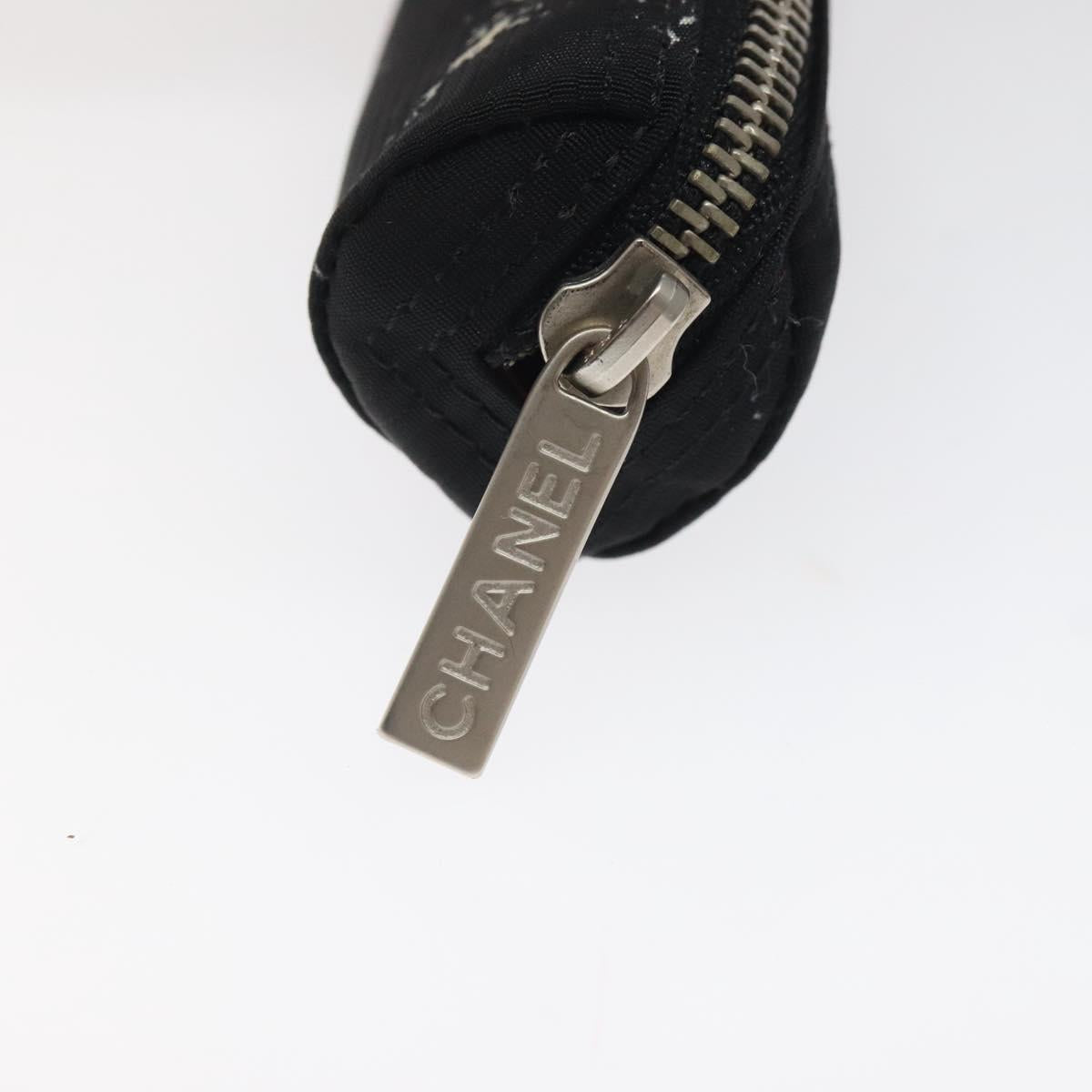 Chanel Travel Line Black Nylon Wallet  (Pre-Owned)