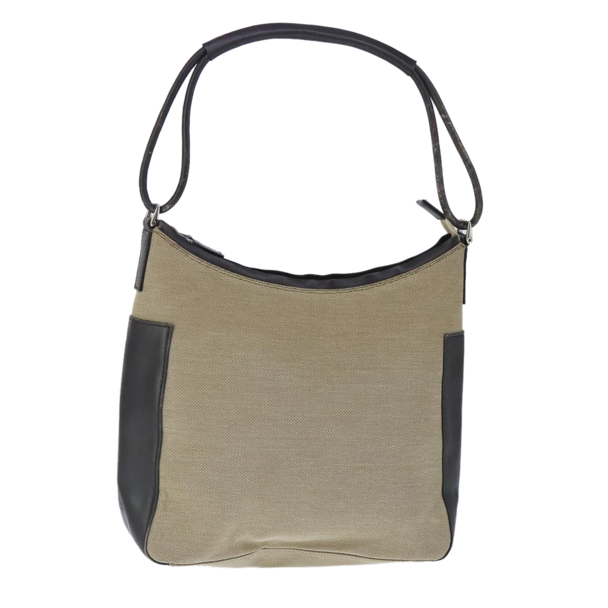 Gucci Beige Canvas Shoulder Bag (Pre-Owned)