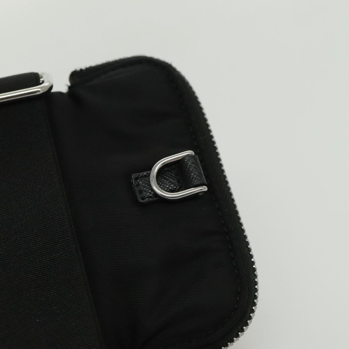 Prada Black Synthetic Clutch Bag (Pre-Owned)