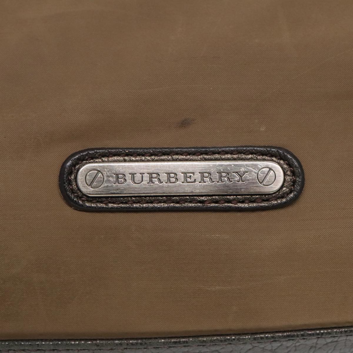Burberry Brown Canvas Tote Bag (Pre-Owned)
