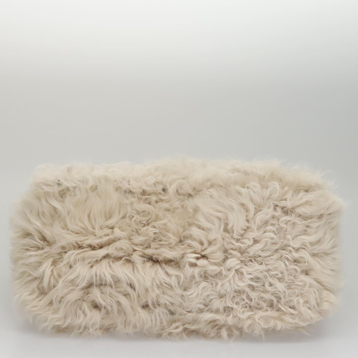 Céline Beige Faux Fur Shoulder Bag (Pre-Owned)