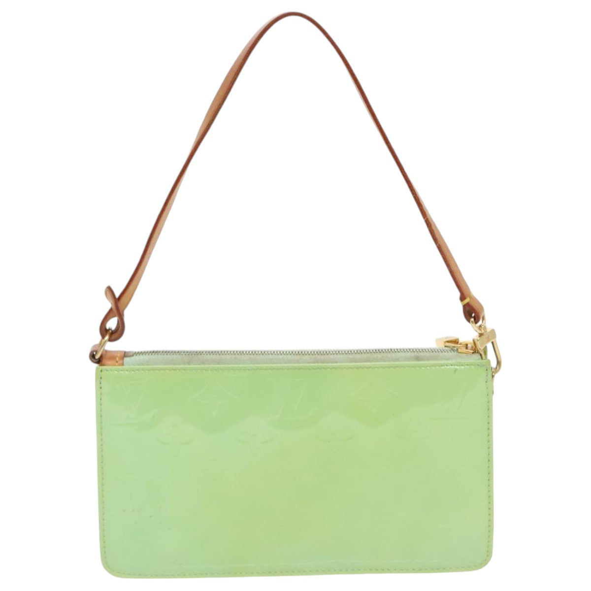 Louis Vuitton Lexington Green Patent Leather Clutch Bag (Pre-Owned)