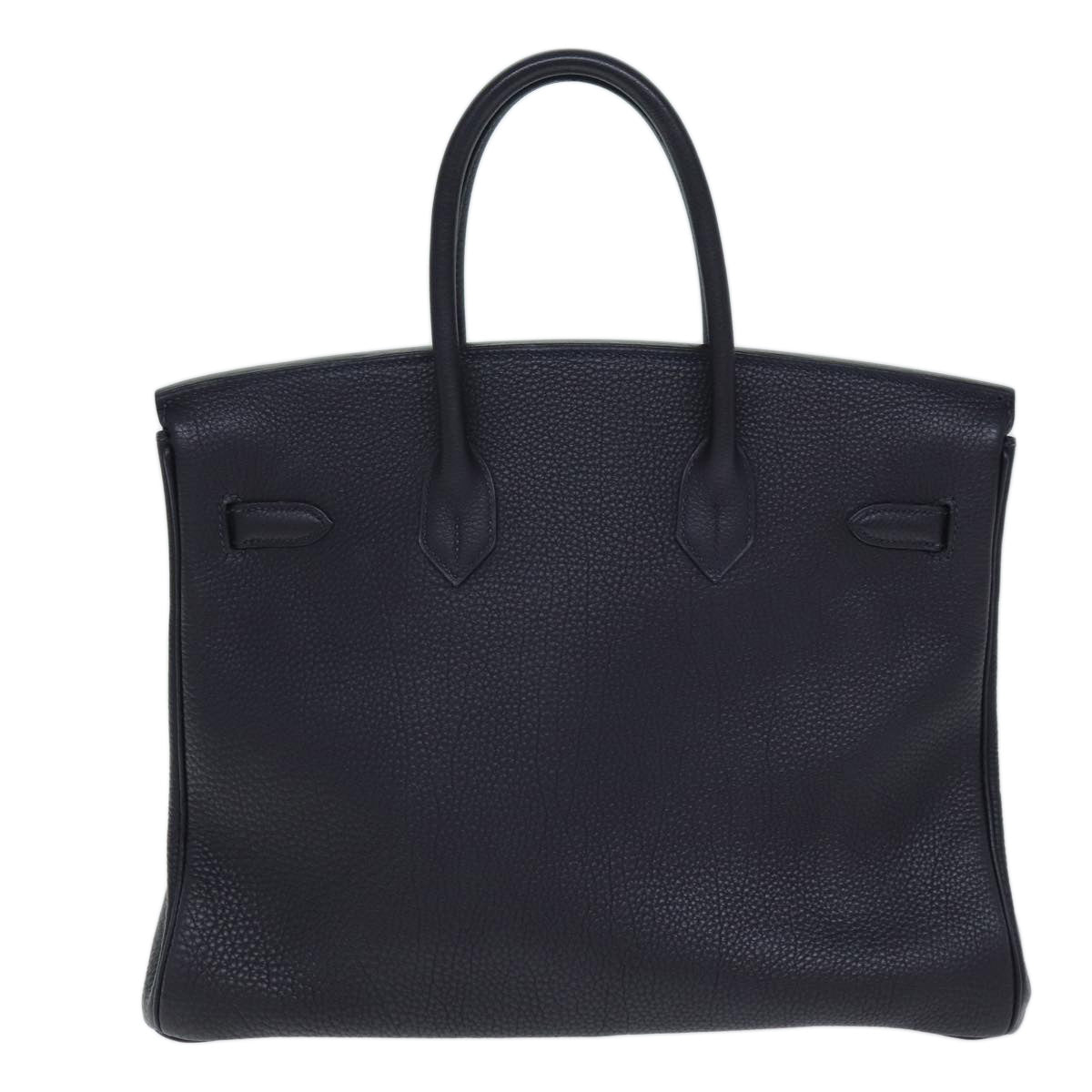 Hermès Birkin 35 Navy Leather Handbag (Pre-Owned)