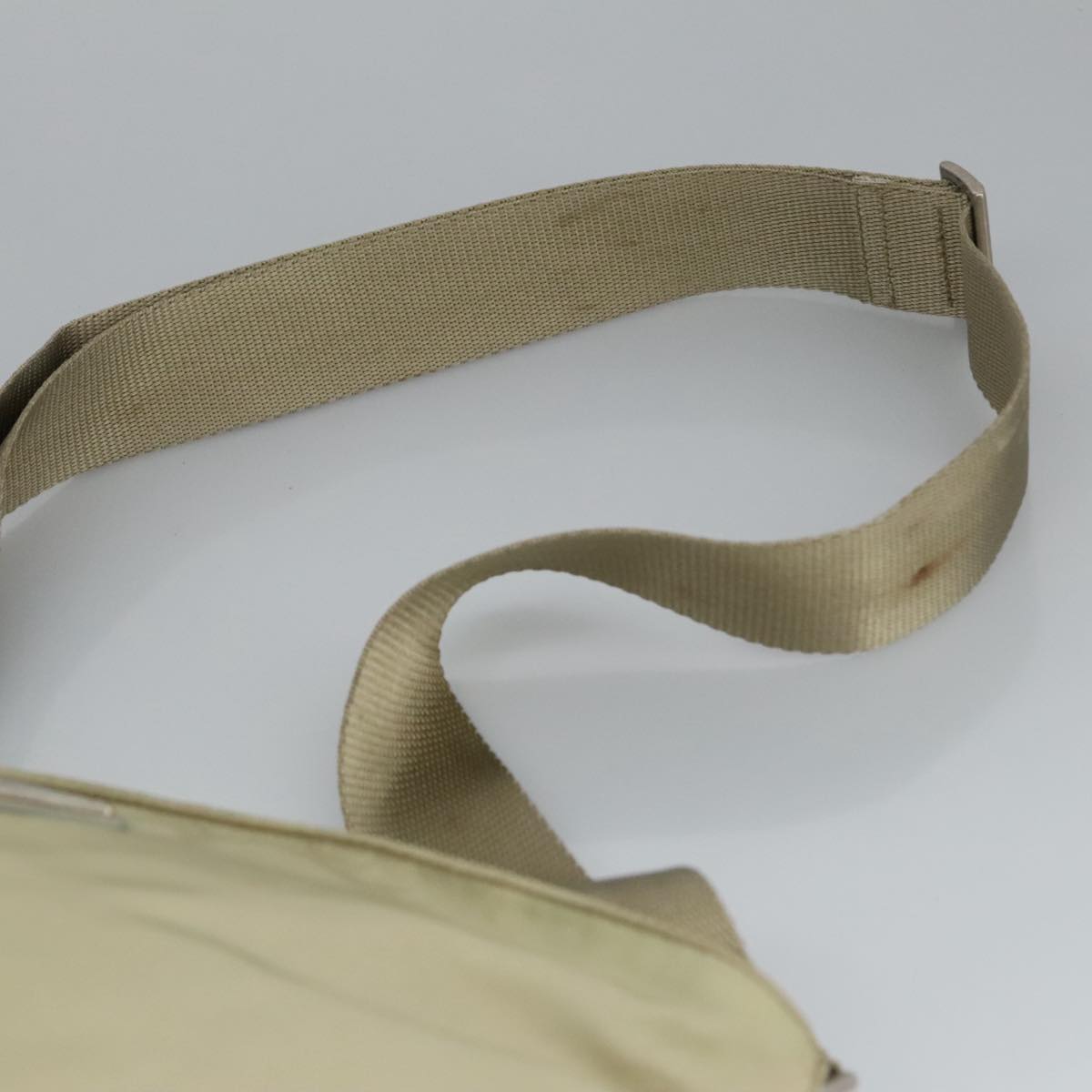 Prada Re-Nylon Beige Synthetic Shoulder Bag (Pre-Owned)