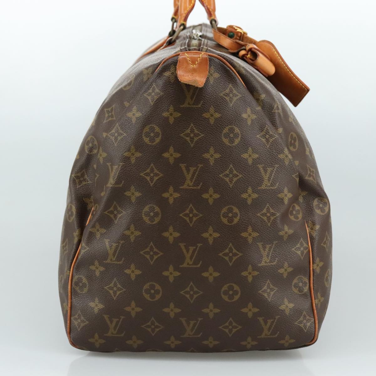 Louis Vuitton Keepall 60 Brown Canvas Travel Bag (Pre-Owned)