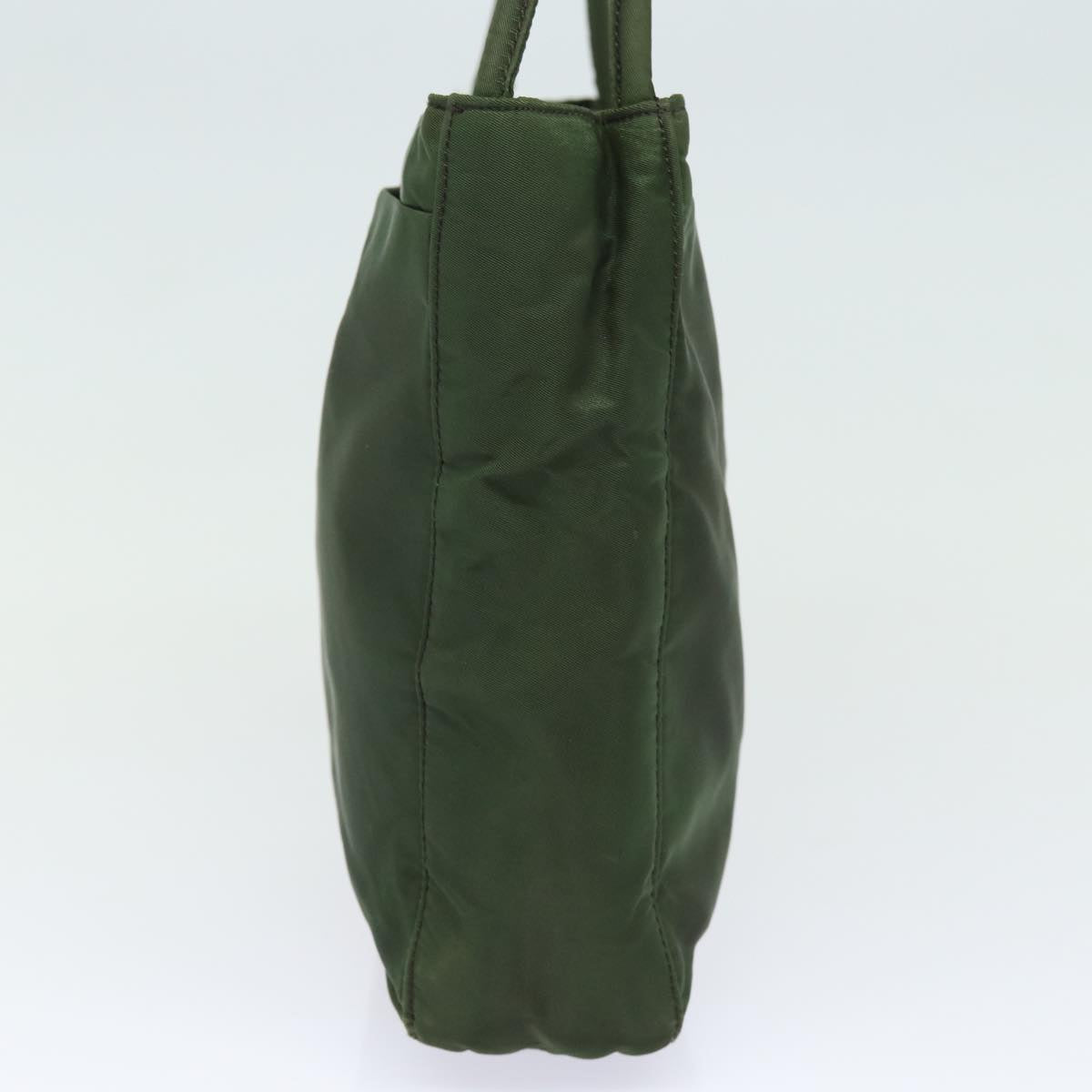 Prada Tessuto Khaki Synthetic Tote Bag (Pre-Owned)