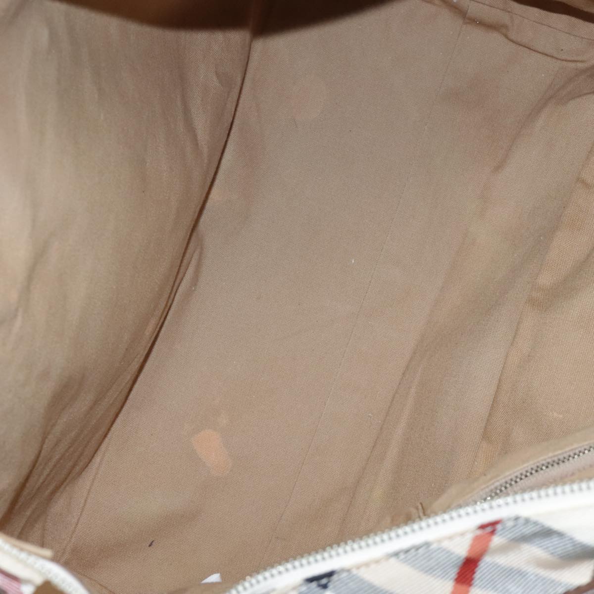 Burberry Nova Check Beige Synthetic Tote Bag (Pre-Owned)