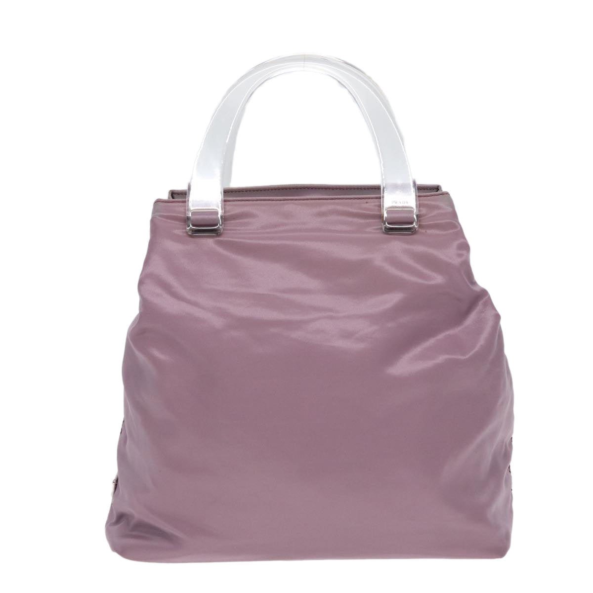 Prada Tessuto Pink Synthetic Handbag (Pre-Owned)