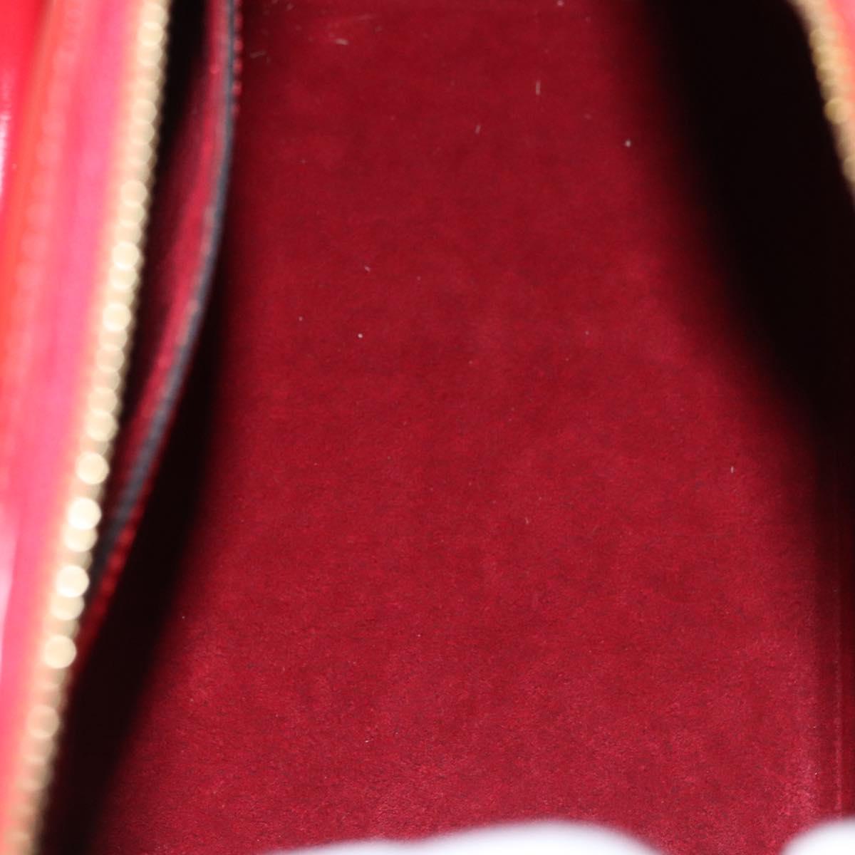 Louis Vuitton Alma Red Leather Handbag (Pre-Owned)