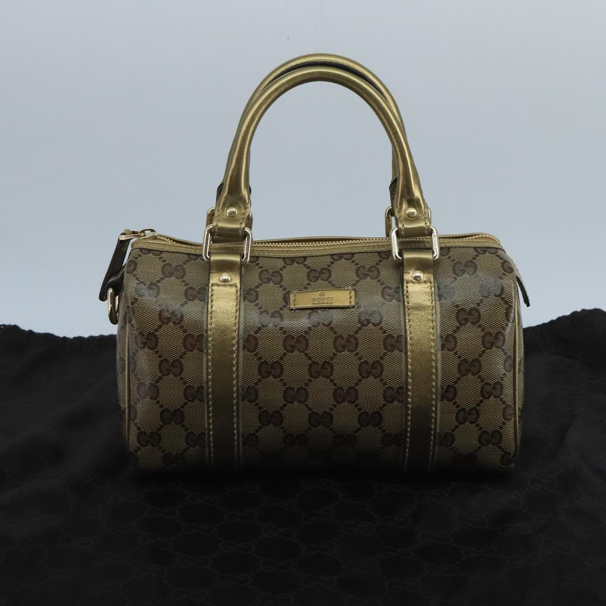 Gucci Gg Canvas Brown Canvas Handbag (Pre-Owned)