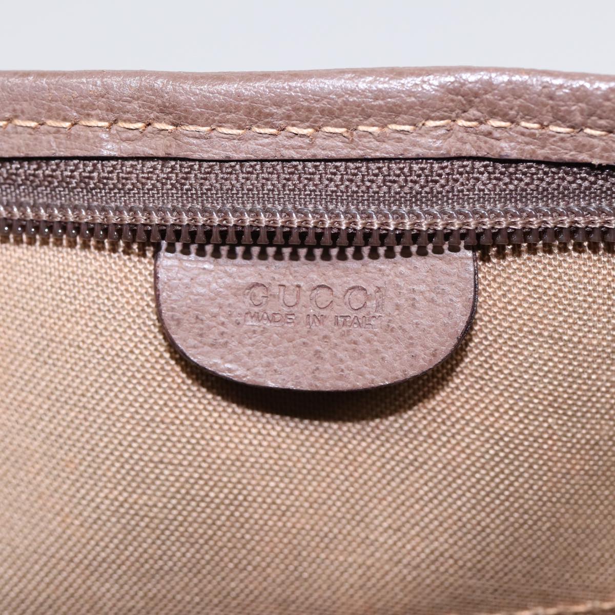 Gucci Gg Canvas Brown Canvas Tote Bag (Pre-Owned)