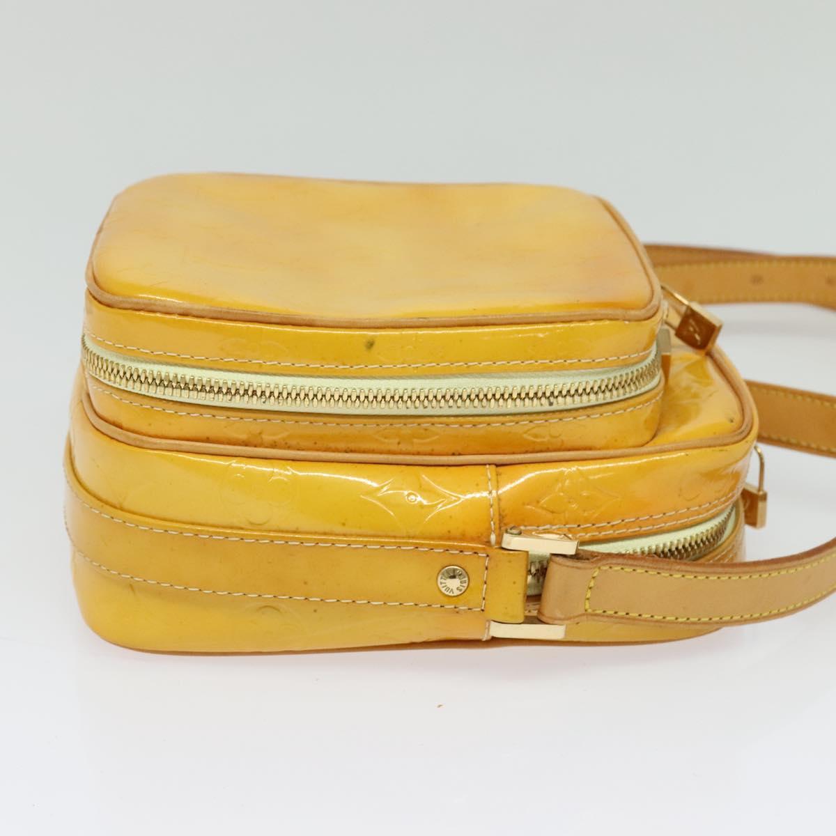 Louis Vuitton Wooster Yellow Patent Leather Shoulder Bag (Pre-Owned)