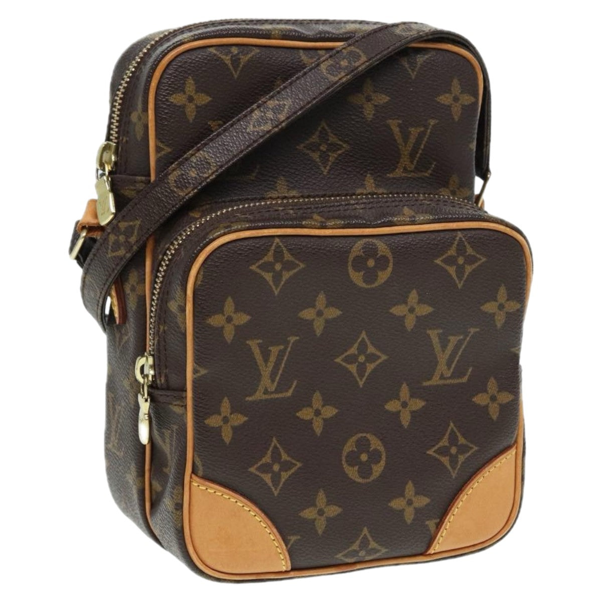 Louis Vuitton Amazon Brown Canvas Shoulder Bag (Pre-Owned)