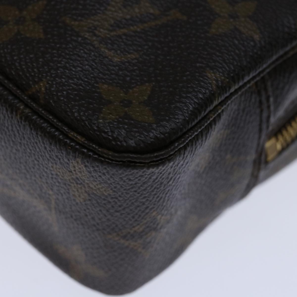 Louis Vuitton Trousse De Toilette Brown Canvas Clutch Bag (Pre-Owned)
