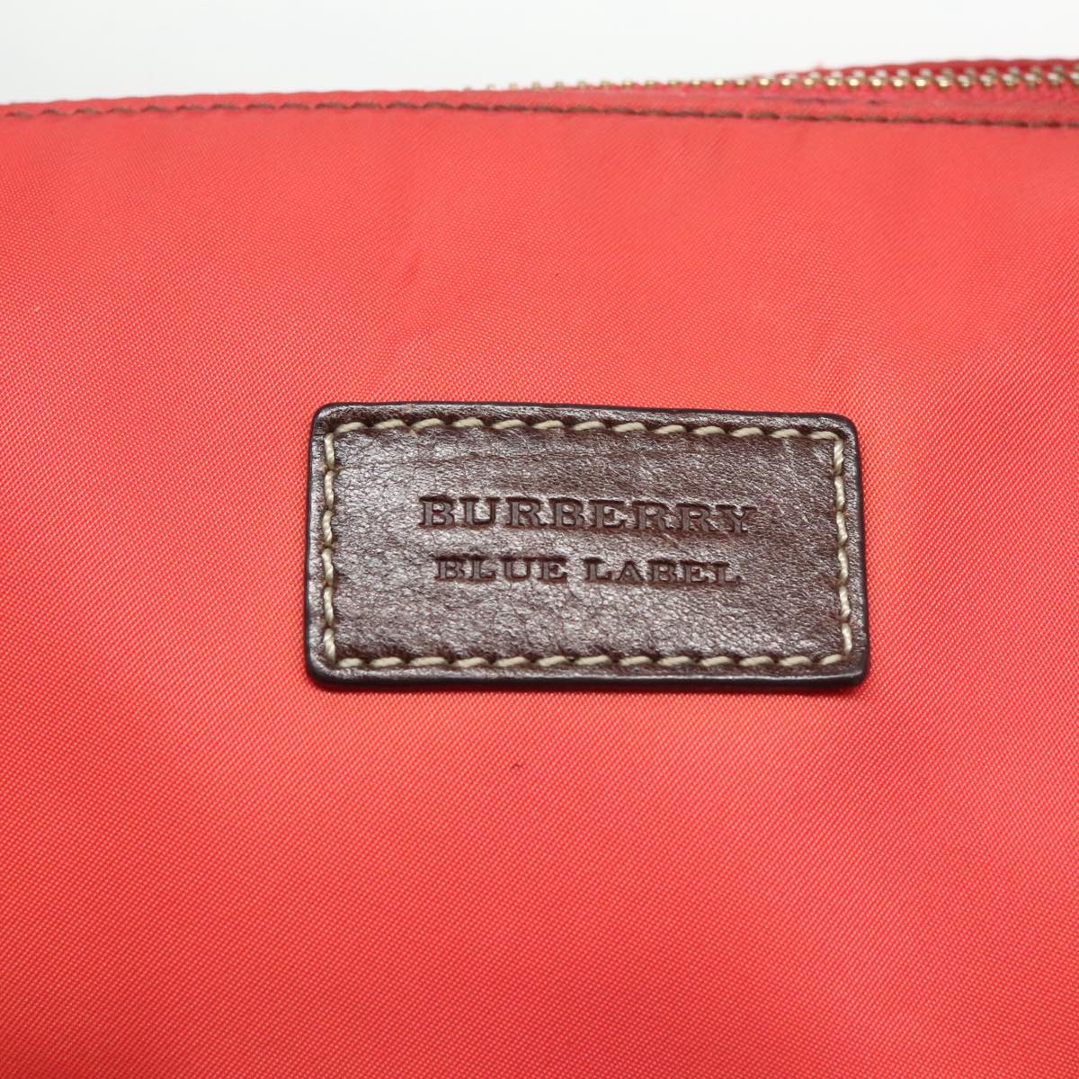 Burberry Blue Label Red Synthetic Tote Bag (Pre-Owned)