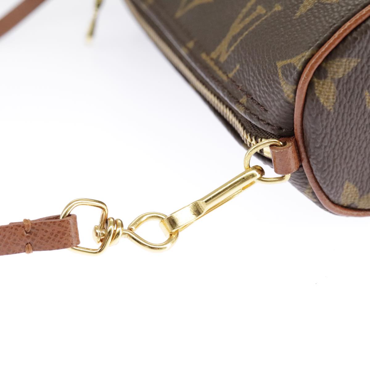 Louis Vuitton Papillon Brown Canvas Clutch Bag (Pre-Owned)