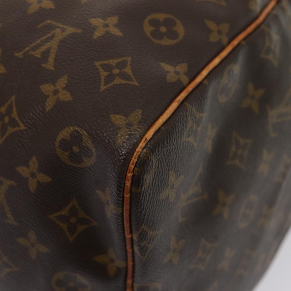 Louis Vuitton Keepall 60 Brown Canvas Travel Bag (Pre-Owned)