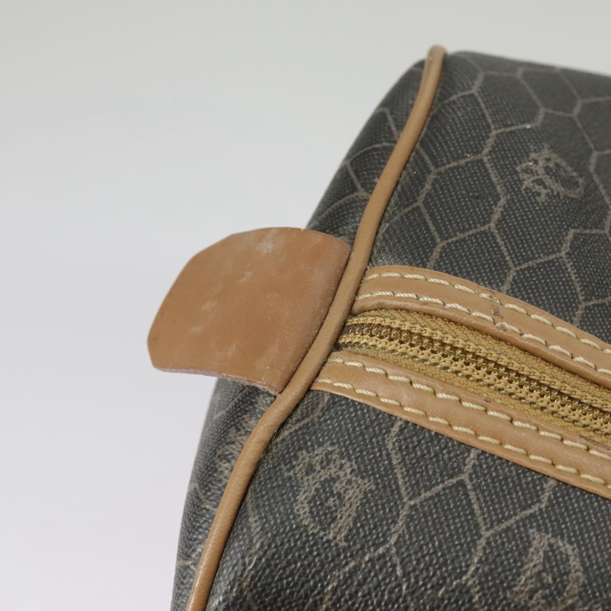 Dior Honeycomb Black Canvas Travel Bag (Pre-Owned)
