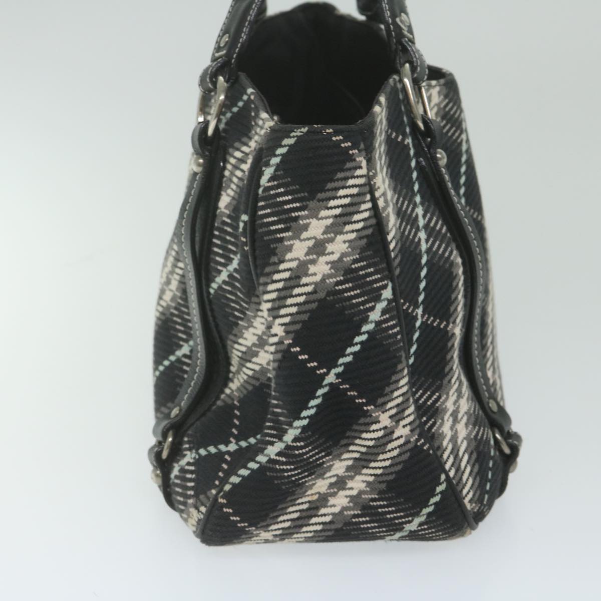 Burberry Black Canvas Tote Bag (Pre-Owned)