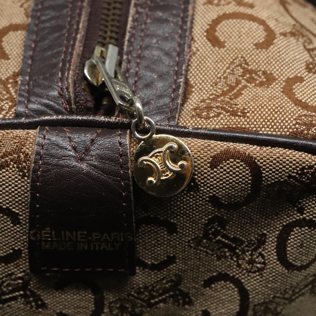 Céline C Brown Canvas Travel Bag (Pre-Owned)