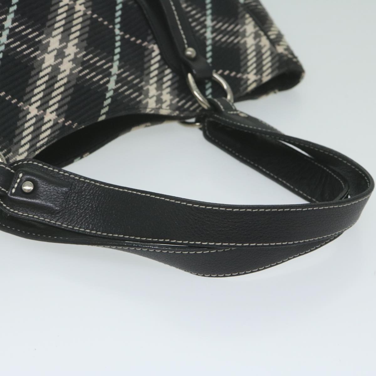 Burberry Black Canvas Tote Bag (Pre-Owned)