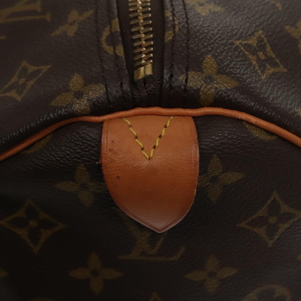 Louis Vuitton Keepall 60 Brown Canvas Travel Bag (Pre-Owned)
