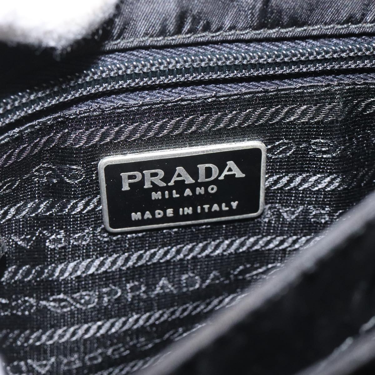 Prada Black Synthetic Handbag (Pre-Owned)