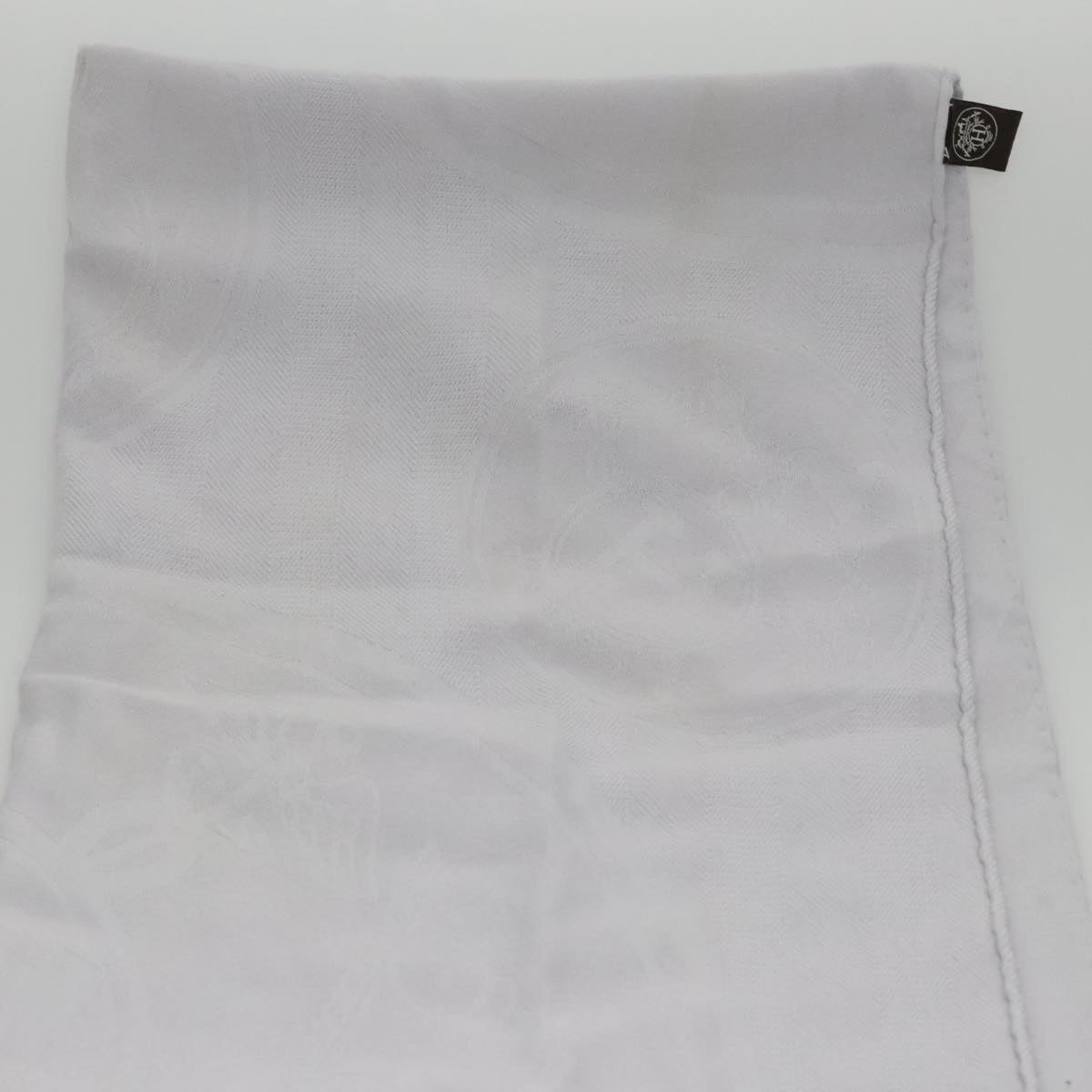 Hermès Grey Cashmere Scarf  (Pre-Owned)
